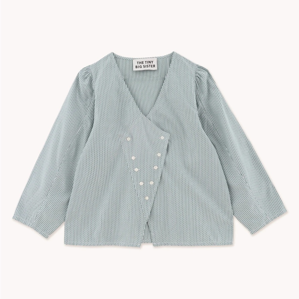 THE TINY BIG SISTER V-NECK BLOUSE (NWT)